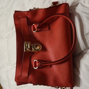 COPY - COPY - Michael Kors Hamilton Leather Satchel